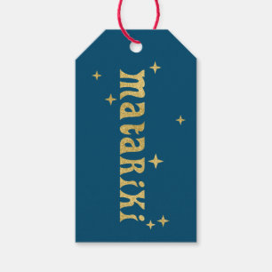 Étiquettes-cadeau Maori de Nouvelle-Zélande - Matariki Étoiles 1