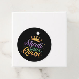 Étiquettes Cadeau Mardi Gras Queen Parade Costume Party