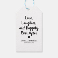 mariage 'Amour, rire & Heureux toujours après'