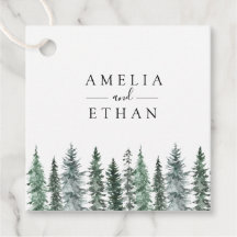 Mariage aquarelle Forest Wintre