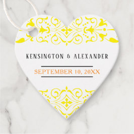 Étiquettes Cadeau Mariage Changer de couleur de l'invité accroché su