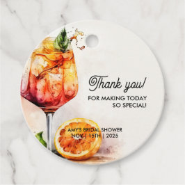 Étiquettes Cadeau Mariage d'Amour au Premier Spritz
