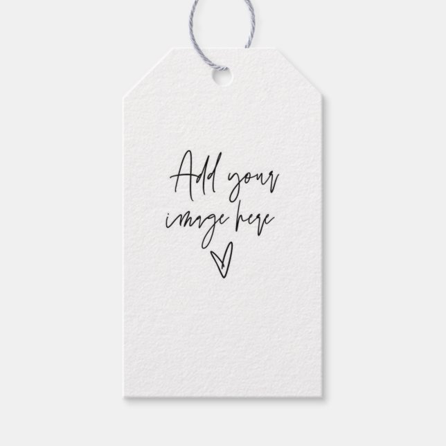 Étiquettes-cadeau Mariage de balise de cadeau personnalisé Favoriser (Devant)