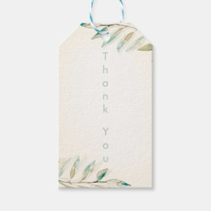 Étiquettes-cadeau Mariage Feuilles d'Eucalyptus Végétal Moderne Rétr