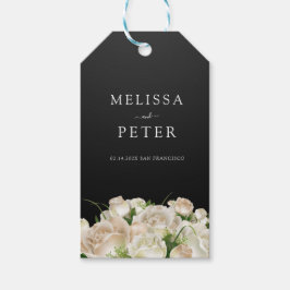 Étiquettes-cadeau Mariage floral
