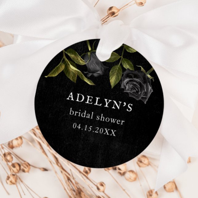 Étiquettes Cadeau Mariage gothique Halloween pour la mariée (Créateur téléchargé)