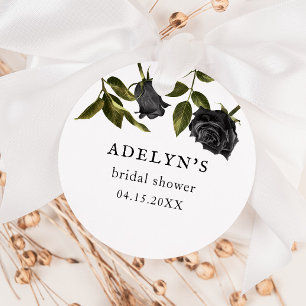 Étiquettes Cadeau Mariage gothique Halloween Shower de la mariée