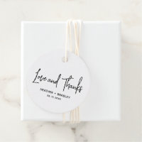 Mariage Moderne Minimaliste Noir et Blanc