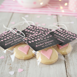 Étiquettes Cadeau Mariage Suspendu Cœurs Amour Shower