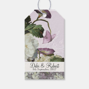 Étiquettes-cadeau Mariage Wish Tree Tags Morning Glory Hydrangea
