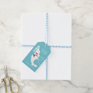 Étiquettes-cadeau Mariages À L'Étranger Mexique Enregistrer La Date