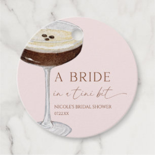 Étiquettes Cadeau Mariée Dans Un Tini Bit Expresso Martini Enterreme