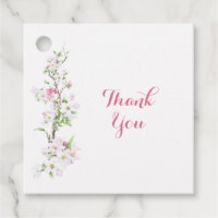Mariée Fleur de Pommier Personnalisée Remerciement