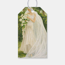 Étiquettes-cadeau Mariée vintage