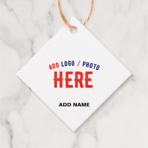 ÉTIQUETTES CADEAU MARQUE BLANCHE VÉRIFIÉE PERSONNALISABLE MODERNE ÉL