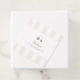 Étiquettes Cadeau Marque de golf moderne Neutral