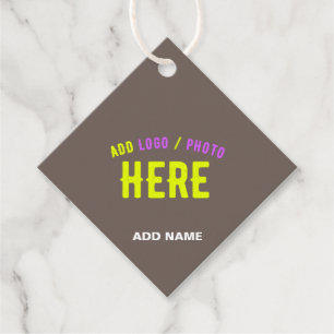 ÉTIQUETTES CADEAU MARQUE VÉRIFIÉE DE CAFÉ MODERNE ET PERSONNALISABLE