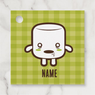 Étiquettes Cadeau Marshmallow Zombie Halloween