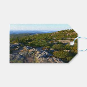 Étiquettes-cadeau Matin au sommet du mont Cadillac à Acadia