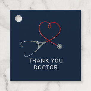 Étiquettes Cadeau Médecins de première ligne Travailleurs de Merci p