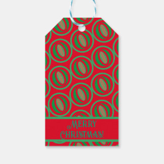 Étiquettes-cadeau Medium Sized Red/Green Gift Bag