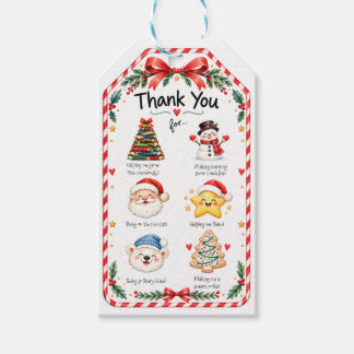 Étiquettes-cadeau Meilleur enseignant des Fêtes