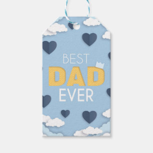 Étiquettes-cadeau Meilleur papa toujours mignon Fête des pères