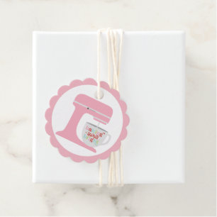 Étiquettes Cadeau Mélange rose rétro Baking Spirit's Bright Christma