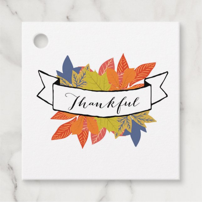 Étiquettes Cadeau Merci (Devant)