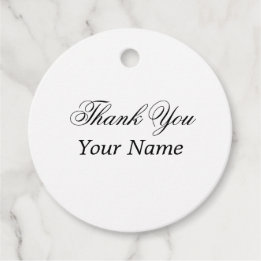 Étiquettes Cadeau Merci Ajouter un nom Message personnalisé Créer