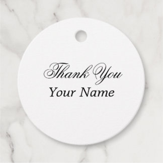 Étiquettes Cadeau Merci Ajouter un nom Message personnalisé Créer