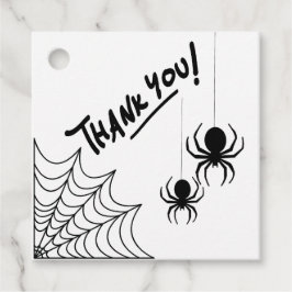 Étiquettes Cadeau Merci, araignée