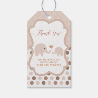 Étiquettes-cadeau Merci baby shower