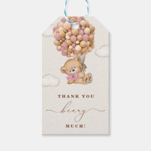 Étiquettes-cadeau Merci Beary