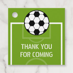 Étiquettes Cadeau Merci d'anniversaire du bal de football