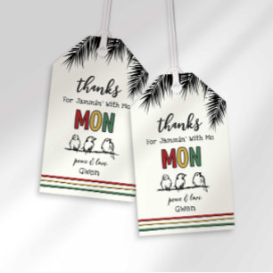 Étiquettes-cadeau Merci d'avoir jamé avec moi Favor Tag
