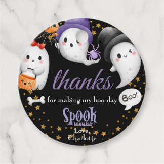 Étiquettes Cadeau Merci d'avoir rendu mon livre Jour Spooktacular
