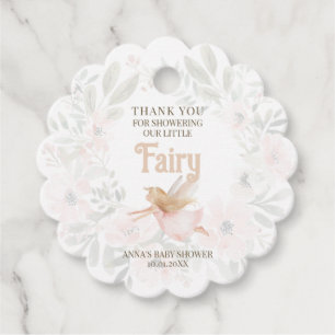 Étiquettes Cadeau Merci de Baby shower de farine de Blonde