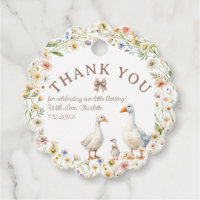 Merci de Baby shower d'oie lunaire