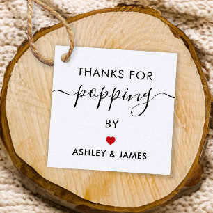 Étiquettes Cadeau Merci de faire glisser par les étiquettes, Mariage