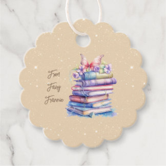 Étiquettes Cadeau Merci de la fête du livre blanc