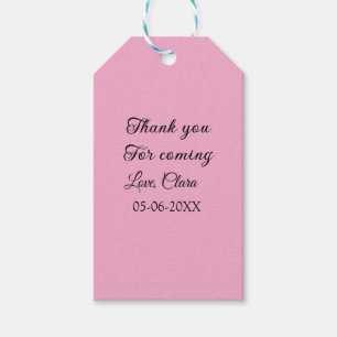Étiquettes-cadeau merci d'être venu nom du texte message 