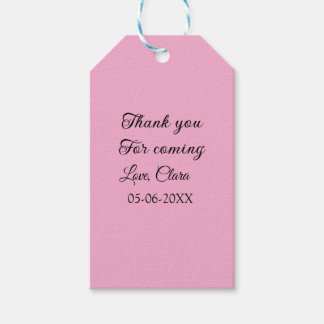 Étiquettes-cadeau merci d'être venu nom du texte message