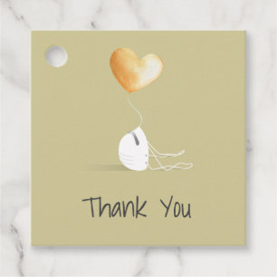 Étiquettes Cadeau Merci - Édition Coronavirus
