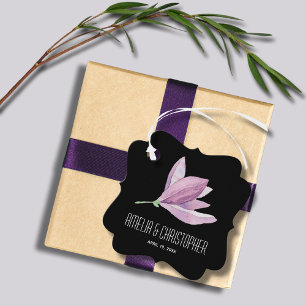 Étiquettes Cadeau Merci Floral