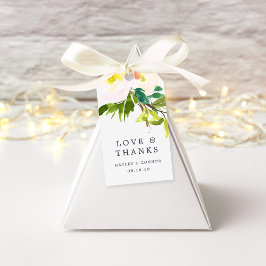 Étiquettes-cadeau Merci Mariage à ressort