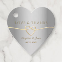 Merci Mariage argenté de luxe