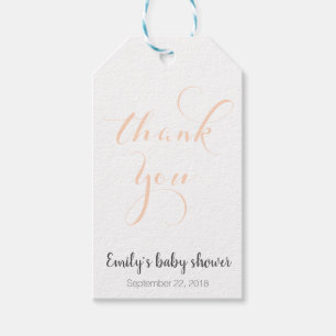 Étiquettes-cadeau Merci personnalisable pour les balises, pêche