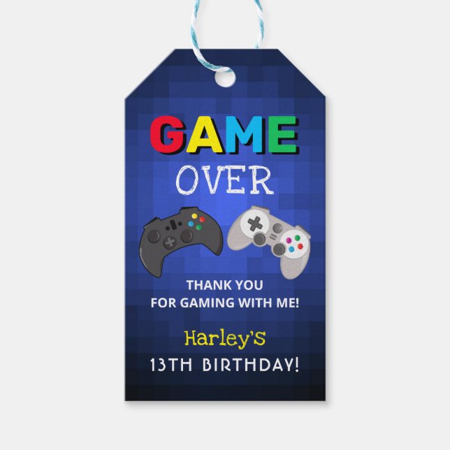Étiquettes-cadeau Merci pour ce jeu génial (Devant)
