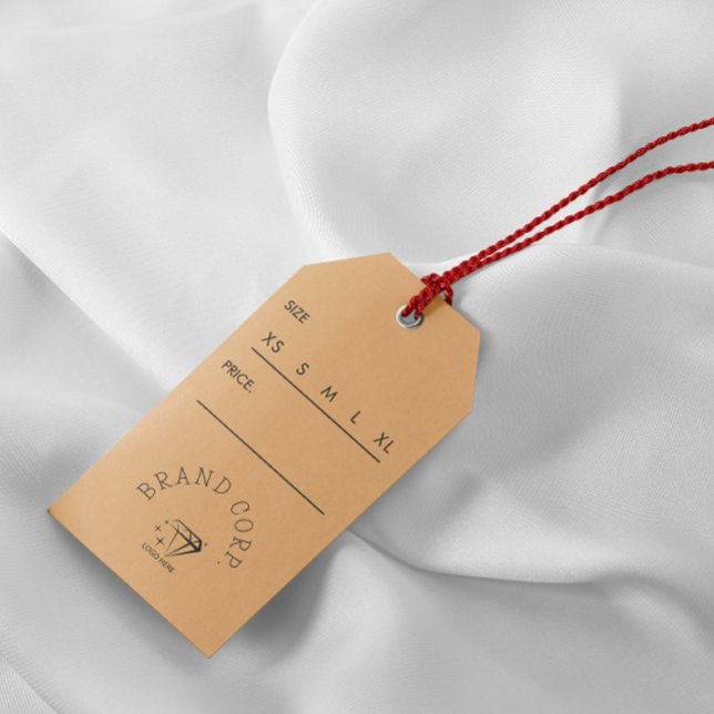 Étiquettes-cadeau Merci Pour Votre Achat Vêtements Hang Balise (Thank You For Your Purchase Clothing Hang Tag)